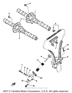 XS1100SH Camshaft-chain