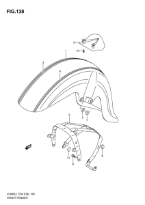 VL800 Переднее крыло