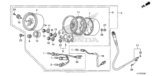 CMX250X Спидометр