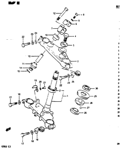 DR200 Траверса нижняя