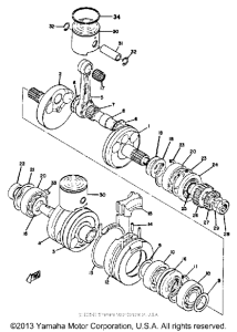 TD2B Crankshaft-piston