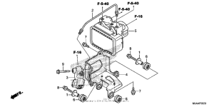 VT750CS (ABS) Модуль ABS