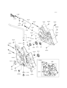 KL110 Картер двигателя
