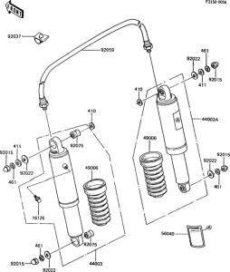 Z750 Подвеска  /  амортизатор