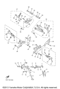 YZF-R6 Подножки