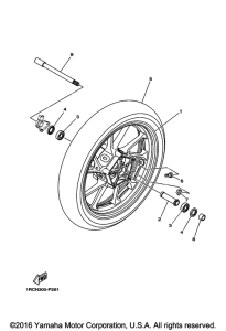 XSR900 Переднее колесо