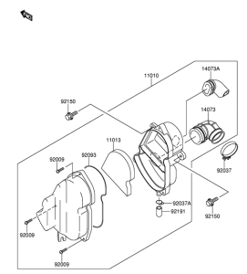 DR-Z110 Воздухоочиститель