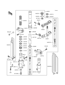 KDX125 Front fork(kdx125-b4)