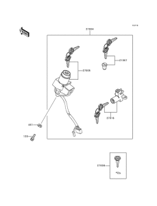 KZ1000 Замок зажикания
