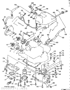 TRX850 Масляный насос