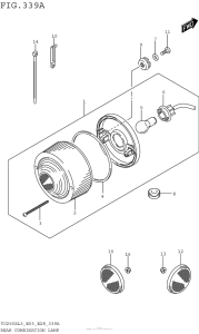 TU250 Задний фонарь
