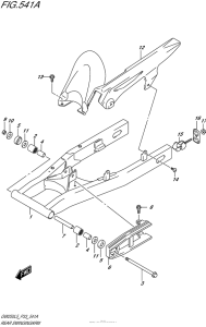 GW250 Rear Swingingarm