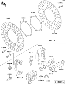  Передний тормоз