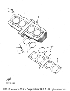 XJ600SK Цилиндры