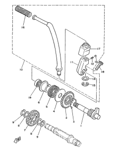 DT125MX Стартер