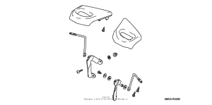 GL1800 (ABS) Armrest (passenger)