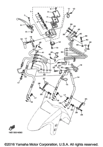 FJR1300AE Главный тормозной цилиндр