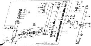 GL1500A Front fork (a / se)