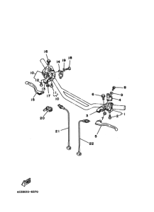 TW200E ﾊﾝﾄﾞﾙｽｲﾂﾁ. ﾚﾊﾞｰ 1