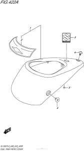 VL1500T Fuel Tank Front Cover