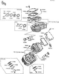 VN1500 Крышка головки цилиндров