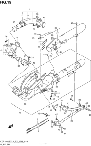 VZR1800BZ Muffler (Vzr1800Bzl4 E03)