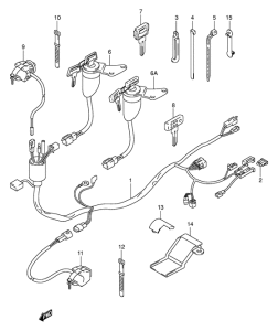 DR-Z400 Жгут проводов