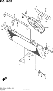 GSX-S750 (ABS) Radiator (Gsx-S750Al6 E28)