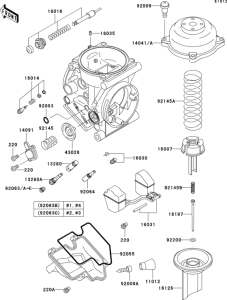 ZX900 Карбюратор в разборе
