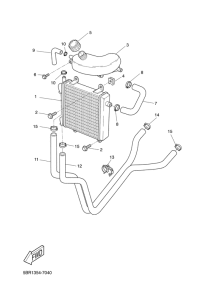 YQ50L Radiator & hose