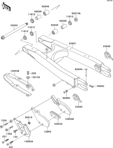 KLX300R Маятник