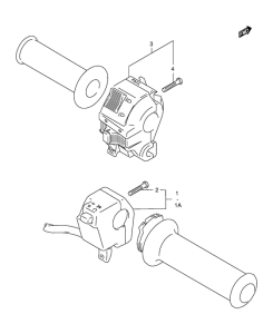 XF650 Рулевой переключатель