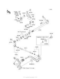 ZX1000 Механизм переключения передач
