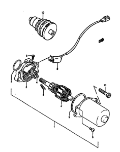AH50 Стартерный мотор