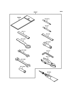 KDX125 Owner's tools