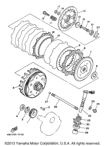 XT225JC Сцепление