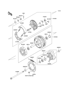 EJ650 Заднее колесо / цепь