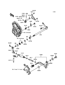 ZX1000 Механизм переключения передач