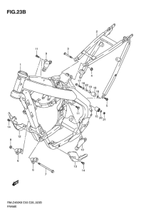 RM-Z450 Frame comp