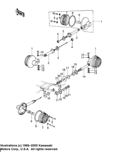 KZ200 Поворотники