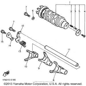 GTS1000AFC Вилки переключения