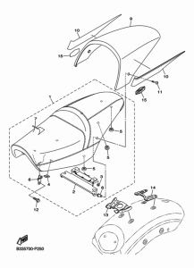 XVS950CR Сиденье