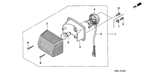 PK50S Taillight unit ass`y
