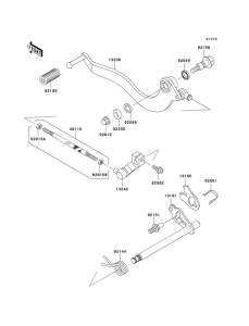 BN125 Переключатель передач