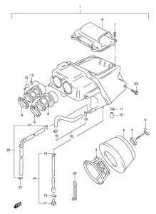 XF650 Воздухоочиститель