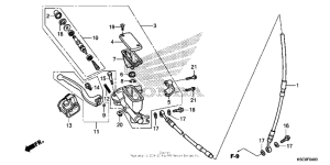  Передний главный тормозной цилиндр