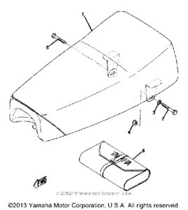 YZ125A Сиденье