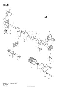 RM-Z450 Масляный насос