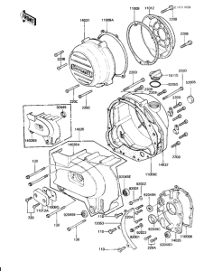 KZ1000 Крышки двигателя