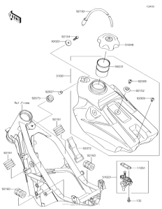  Топливный бак